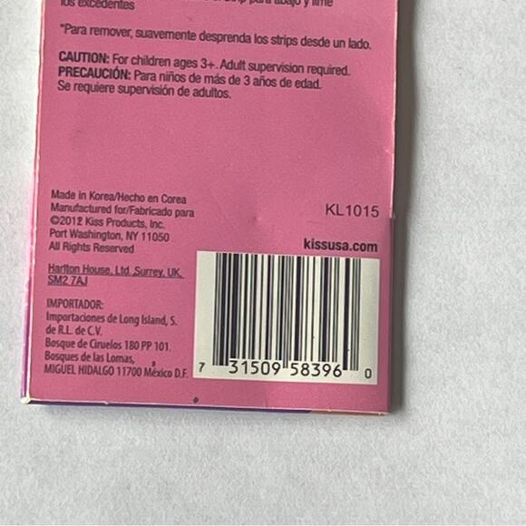 PINK Nail Strips Press On Nail Art  Nail Designs New in Package - Picture 7 of 9